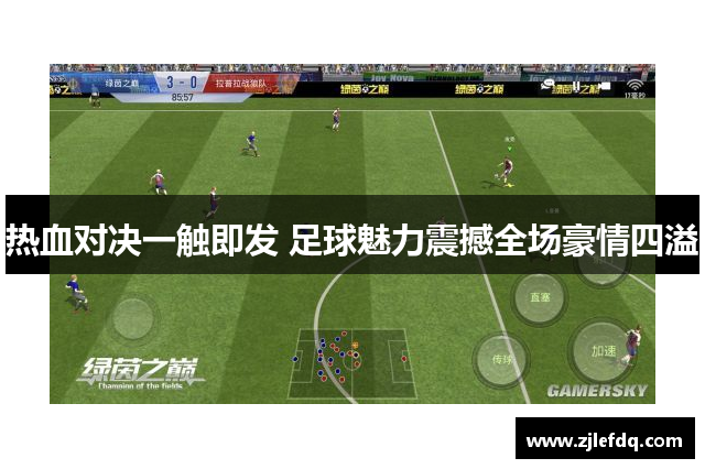 热血对决一触即发 足球魅力震撼全场豪情四溢